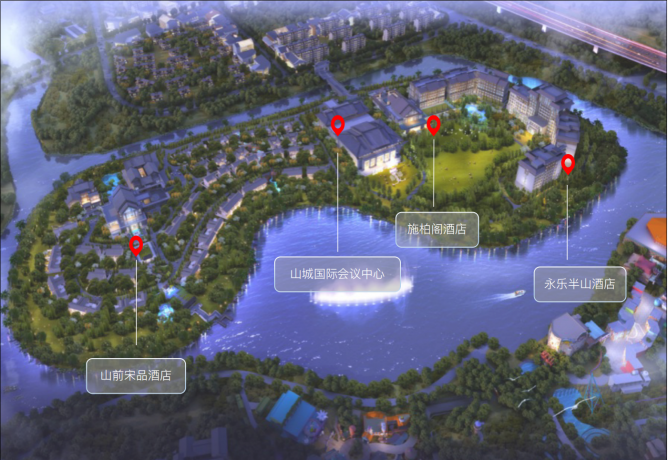 酒店會議中心鳥瞰圖